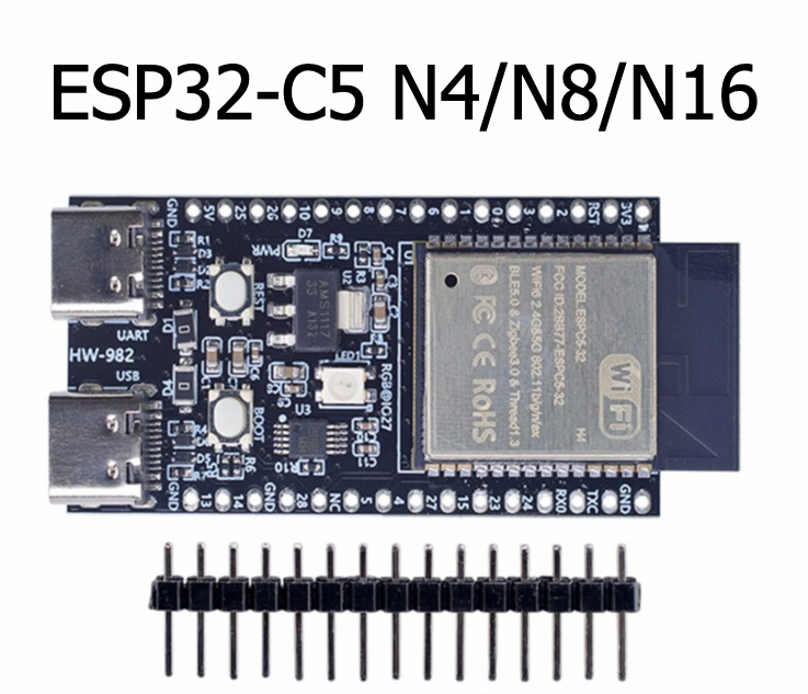 Devkitc - لوحة تطوير Esp32-c5-devkitc-1 N4/N8/N6 Core Board