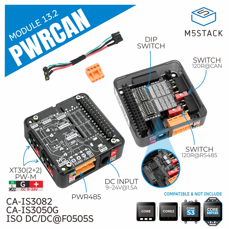 وحدة M5Stack الرسمية PWRCAN 13 - مراجعة M5Stack وسعره