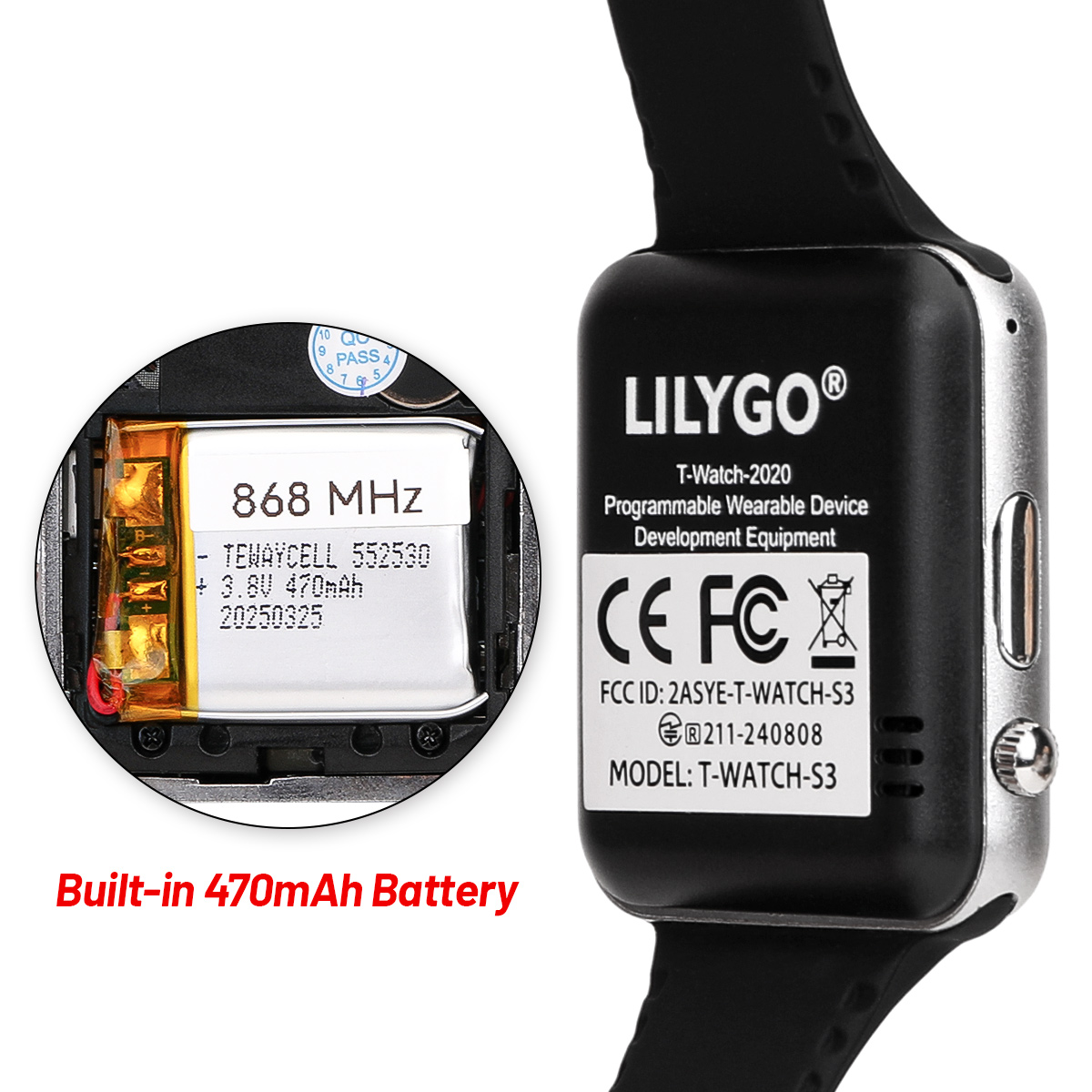 T-Watch-S3 ESP32-S3 مجلس التنم - مراجعة Ttgo T Watch وسعره