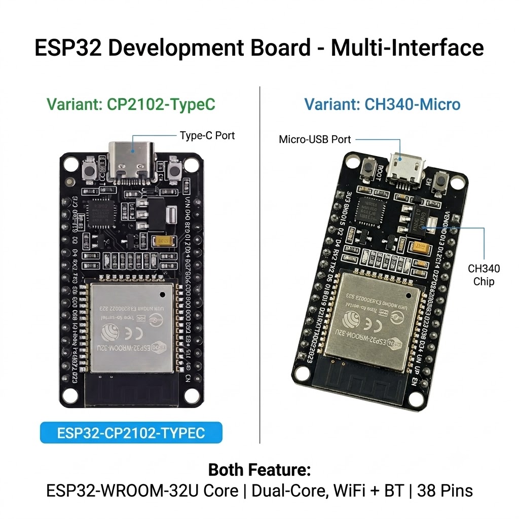 لوحة تطوير ESP32 ثنائية النواة - مراجعة Nodemcuv2 وسعره