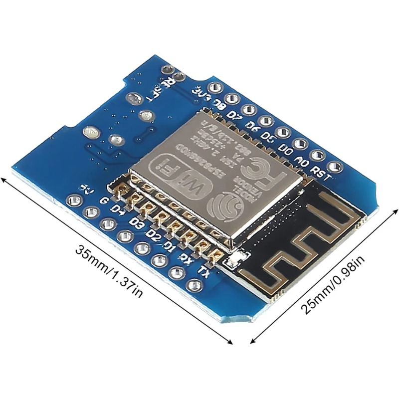 ESP8266 ESP-12F MINI D1 NodeMC - مراجعة Nodemcuv2 وسعره